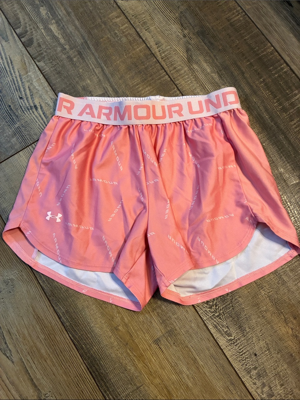 Under Armour Coral Pink Women's Athletic Shorts